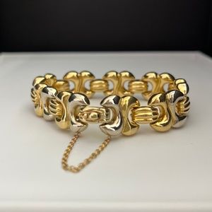 14kt. Yellow & White Gold Vintage Bracelet